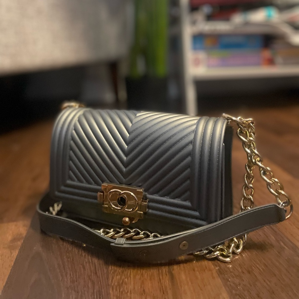 Gray Shoulder Bag